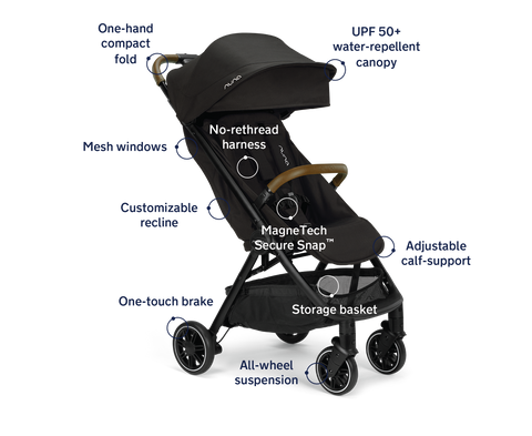 Chair - Nuna TRVL Stroller with Travel Bag